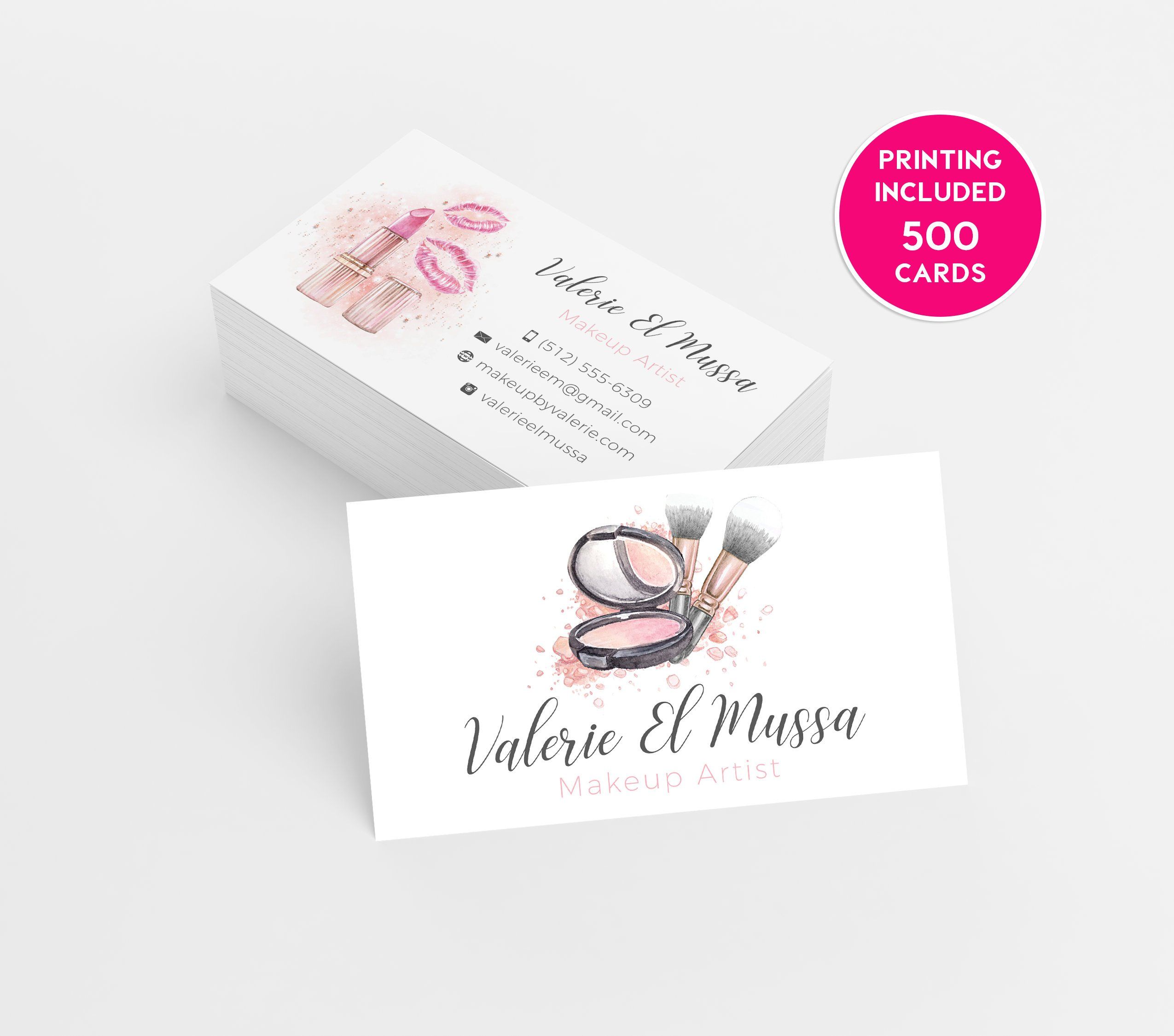 makeup business cards ideas 4