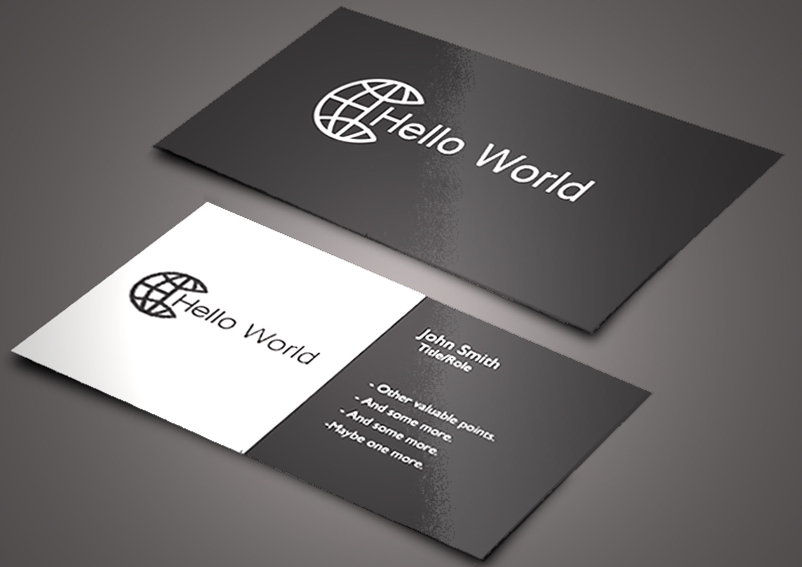 making business cards on photoshop 5