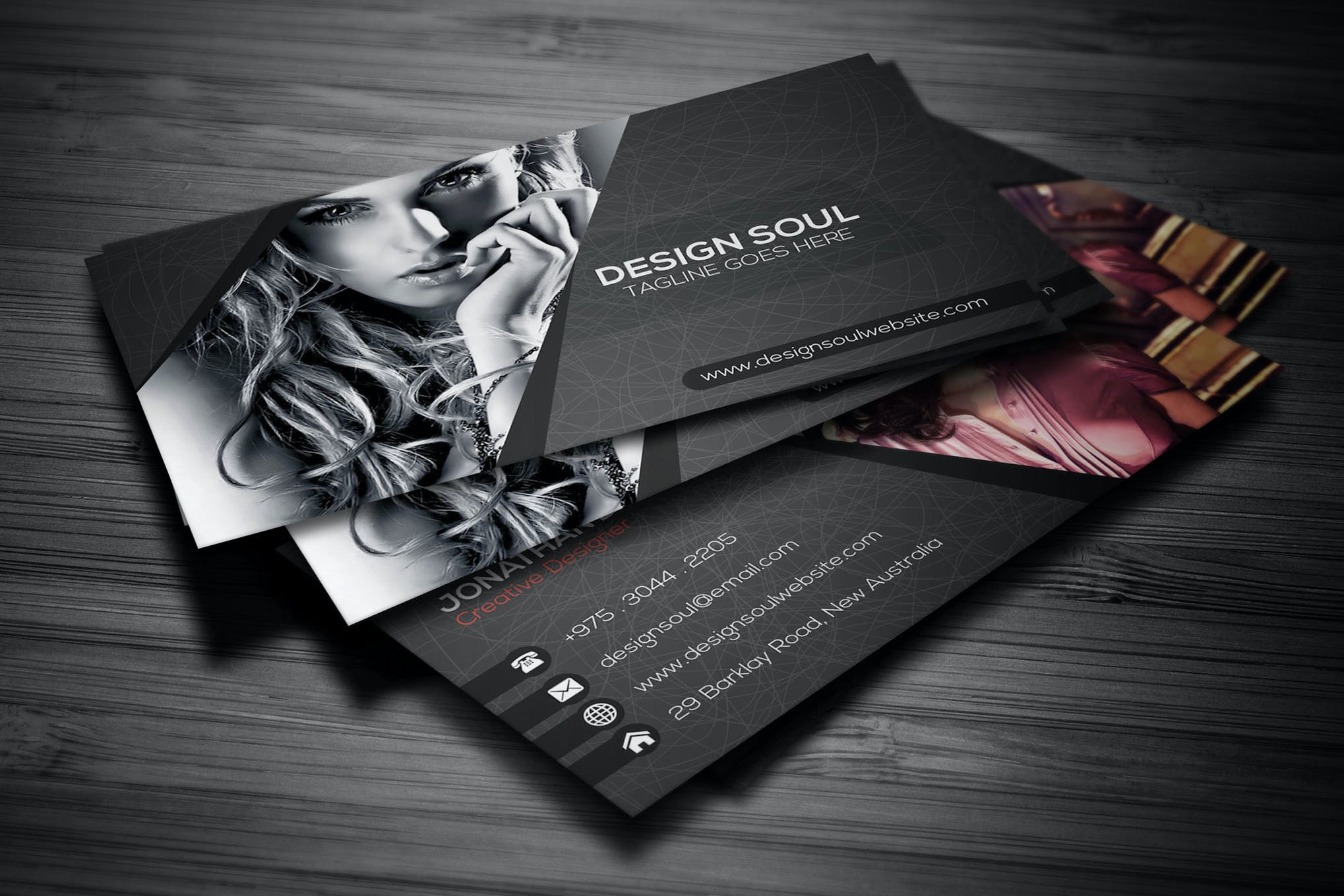 making business cards on photoshop 9