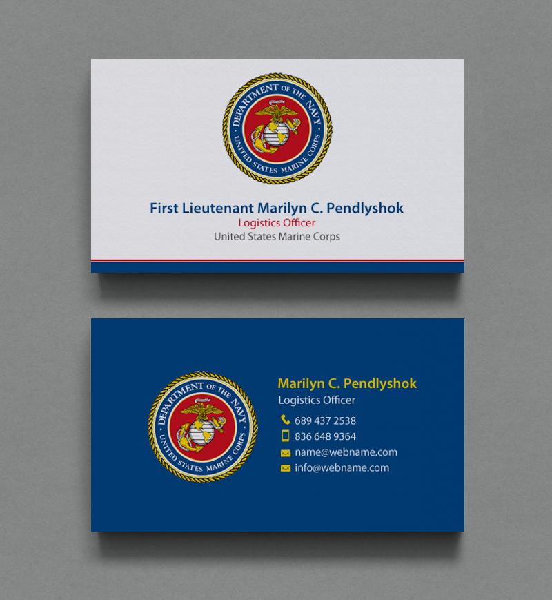 marine business cards 2
