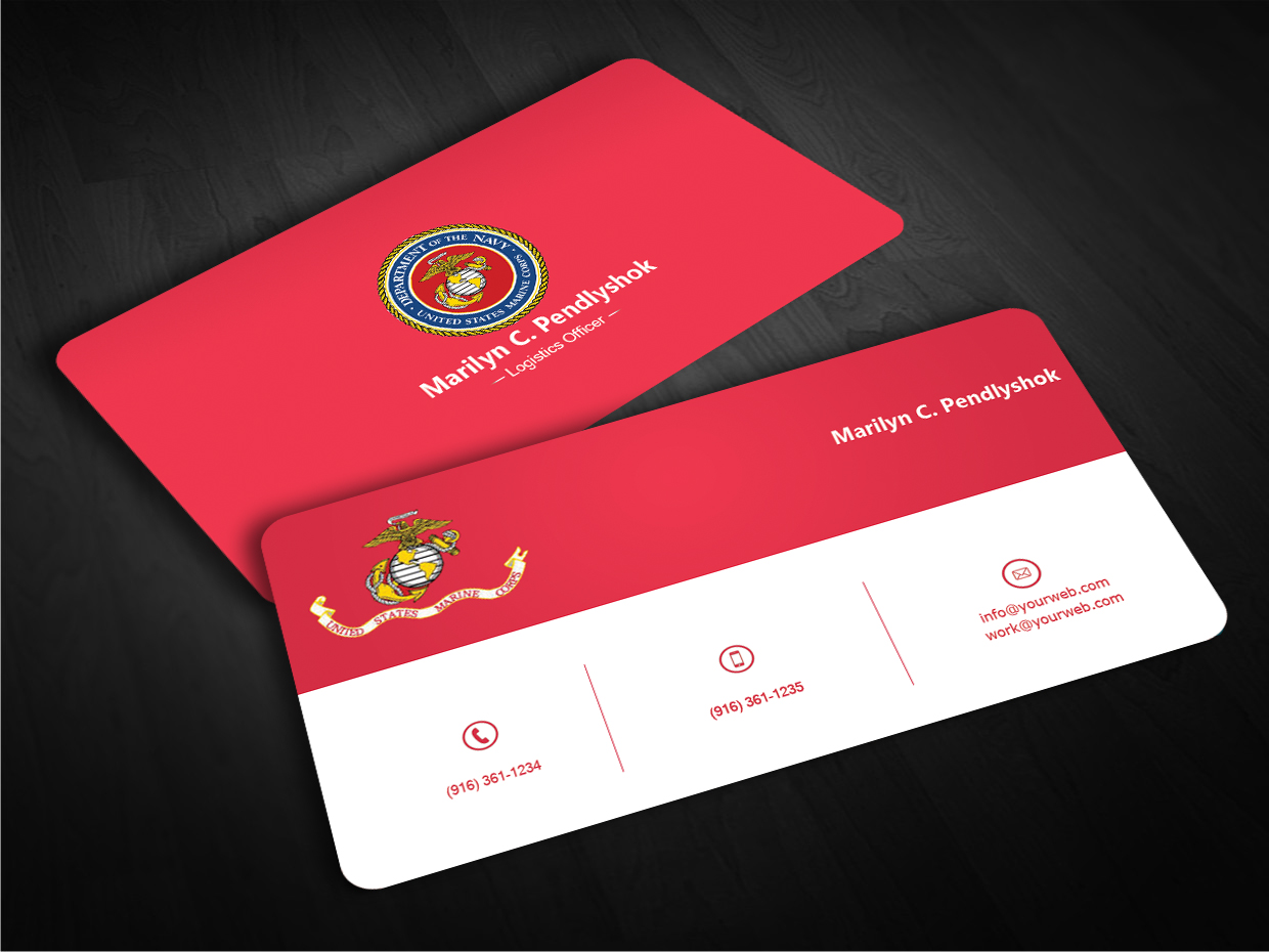 marine business cards 5