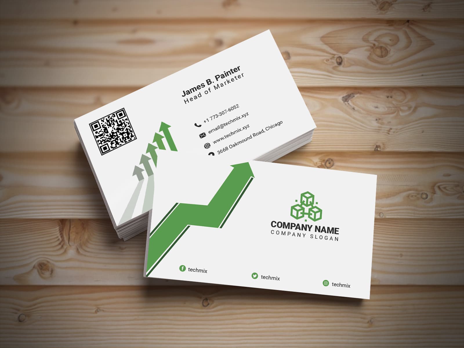 marketing agency business cards 3