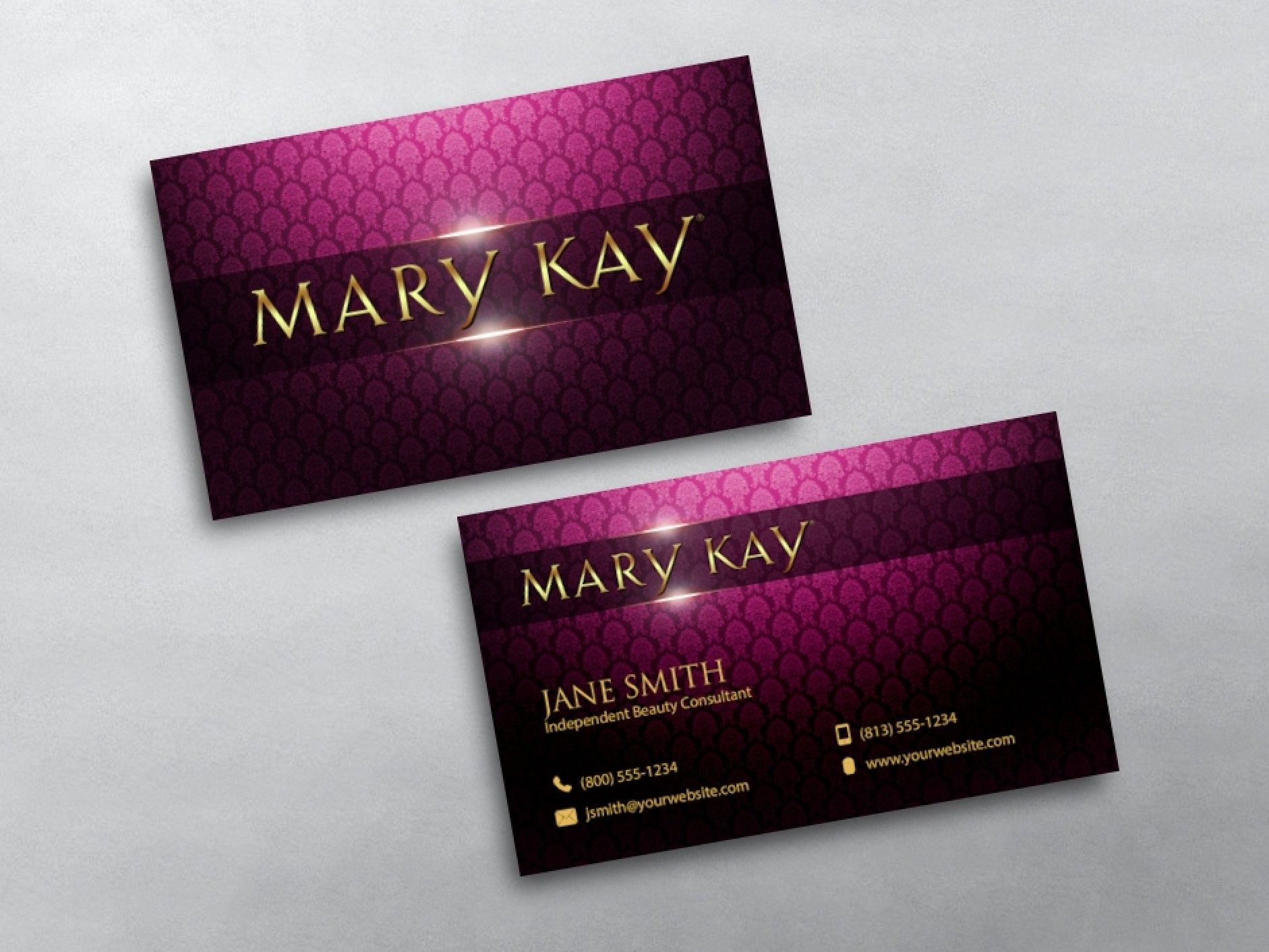 mary kay business cards templates 1