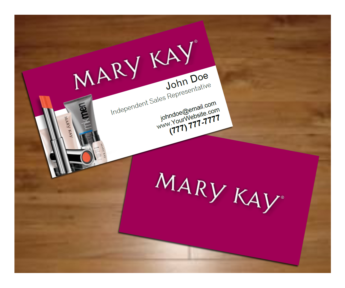 mary kay business cards templates 2