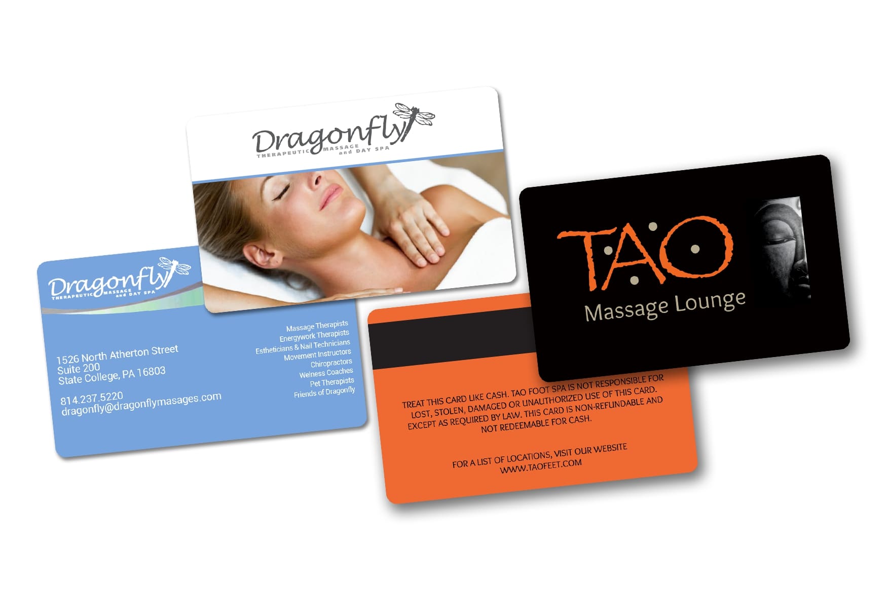massage business cards 4