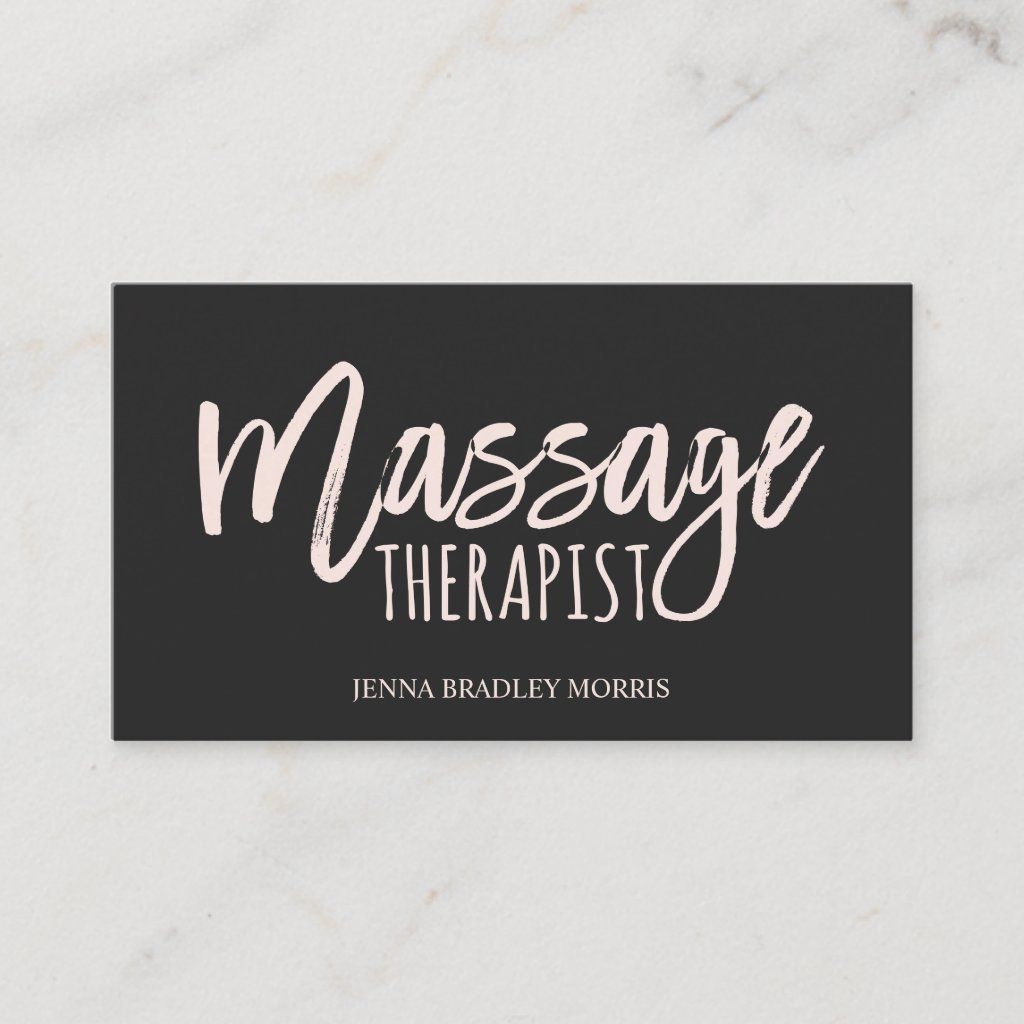 massage therapy business cards ideas 6