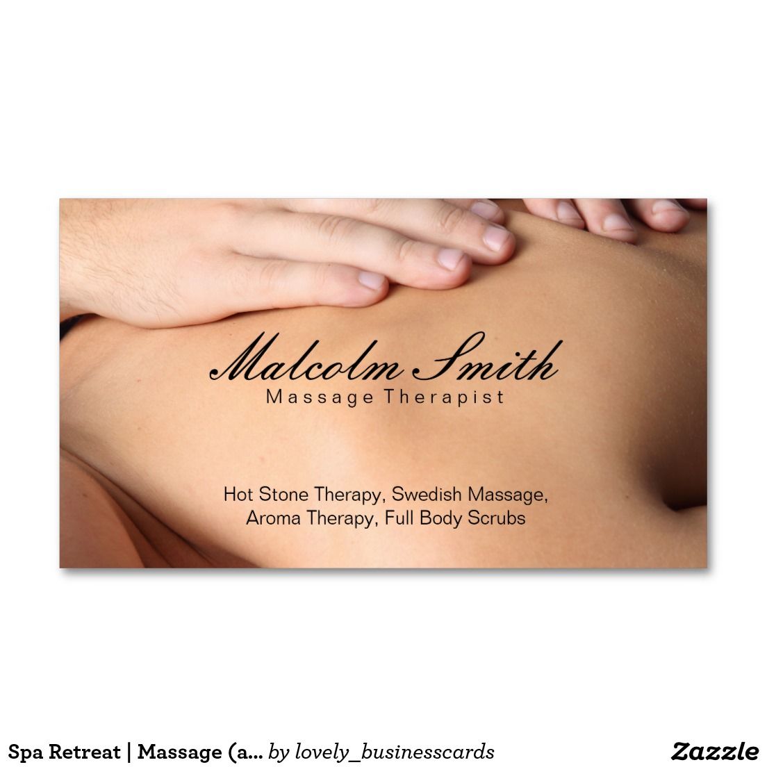 massage therapy business cards ideas 9