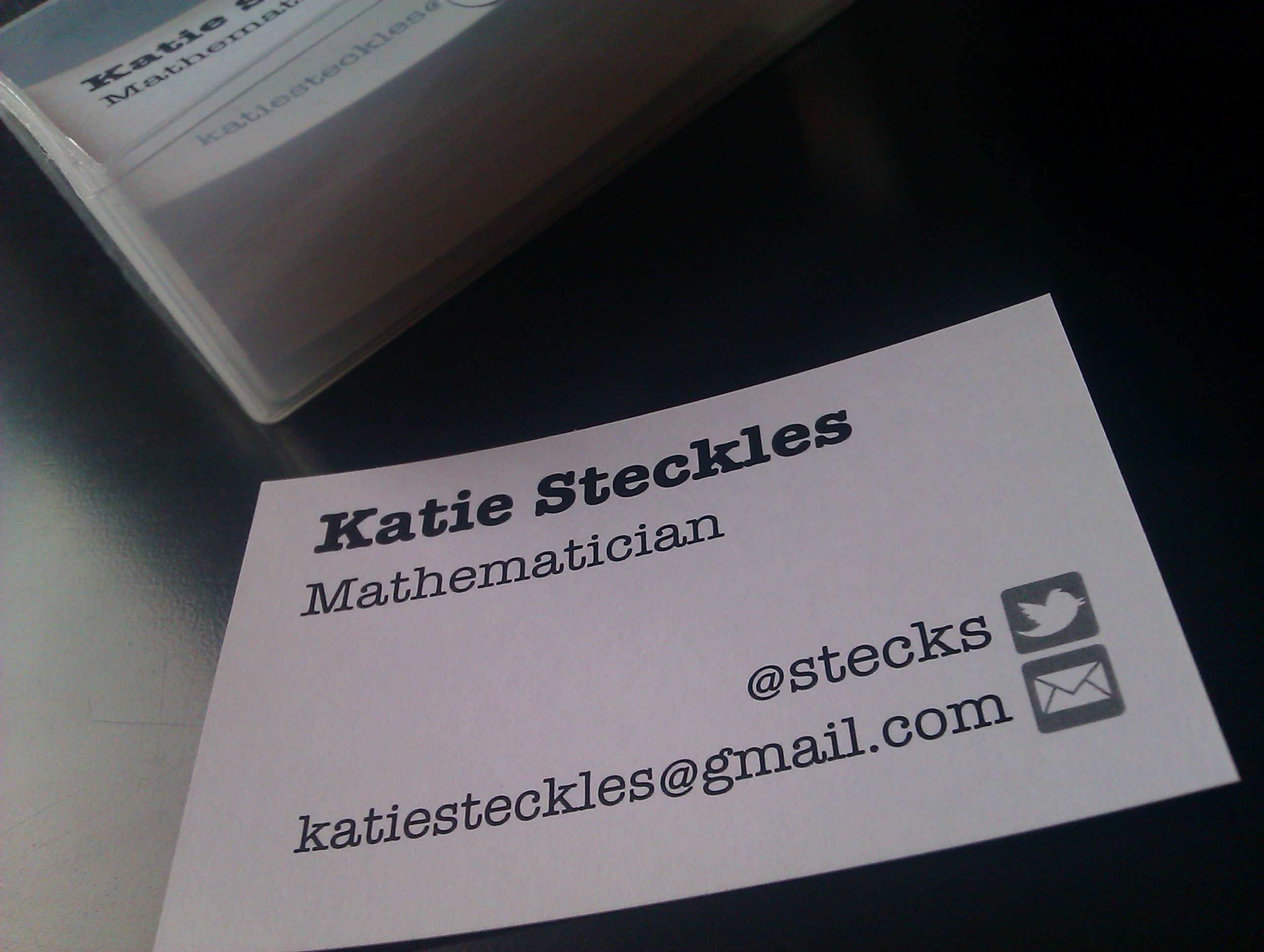 mathematician business cards 3