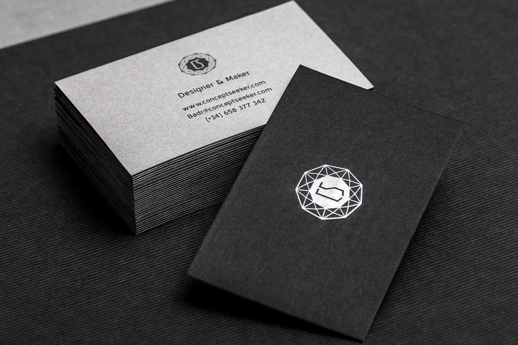 matte vs uncoated business cards 2