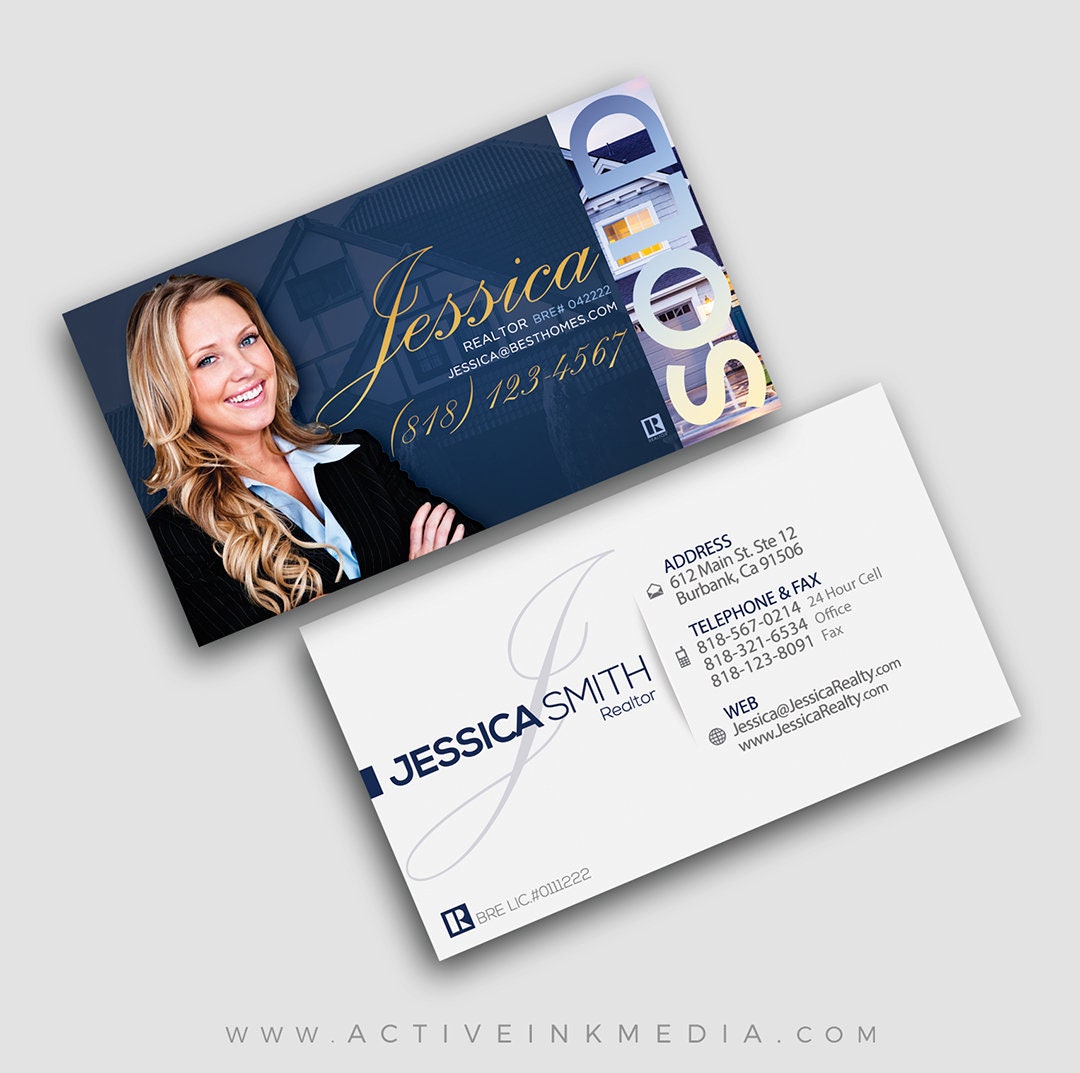 merrill real estate business cards 2