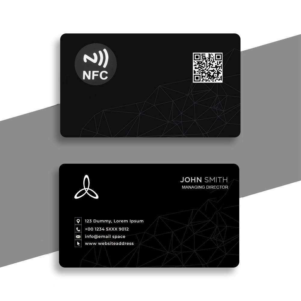 metal business cards with nfc 4