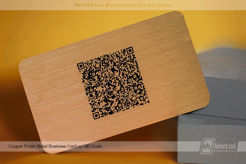 metal business cards with qr code 2