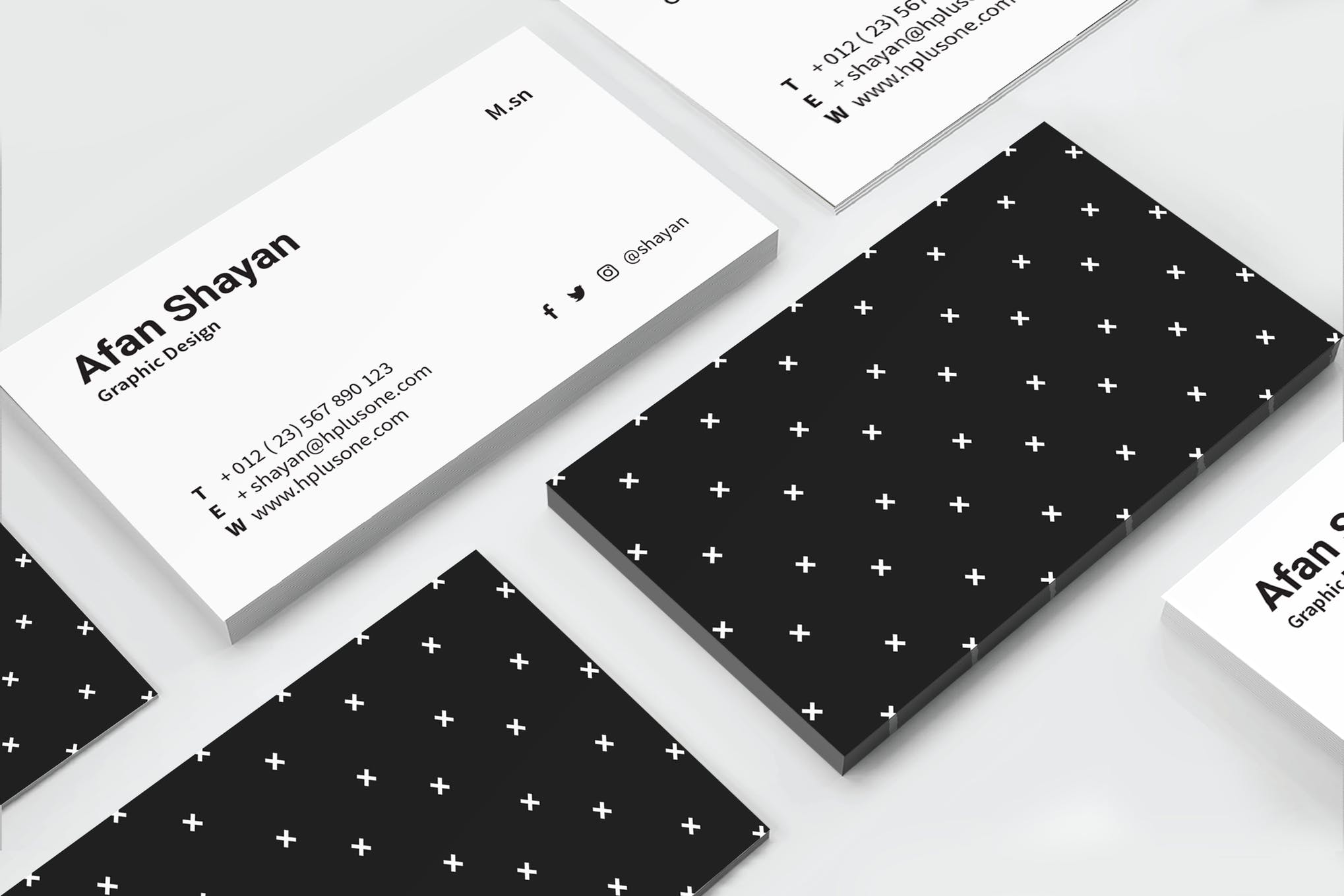 minimalist business cards 1