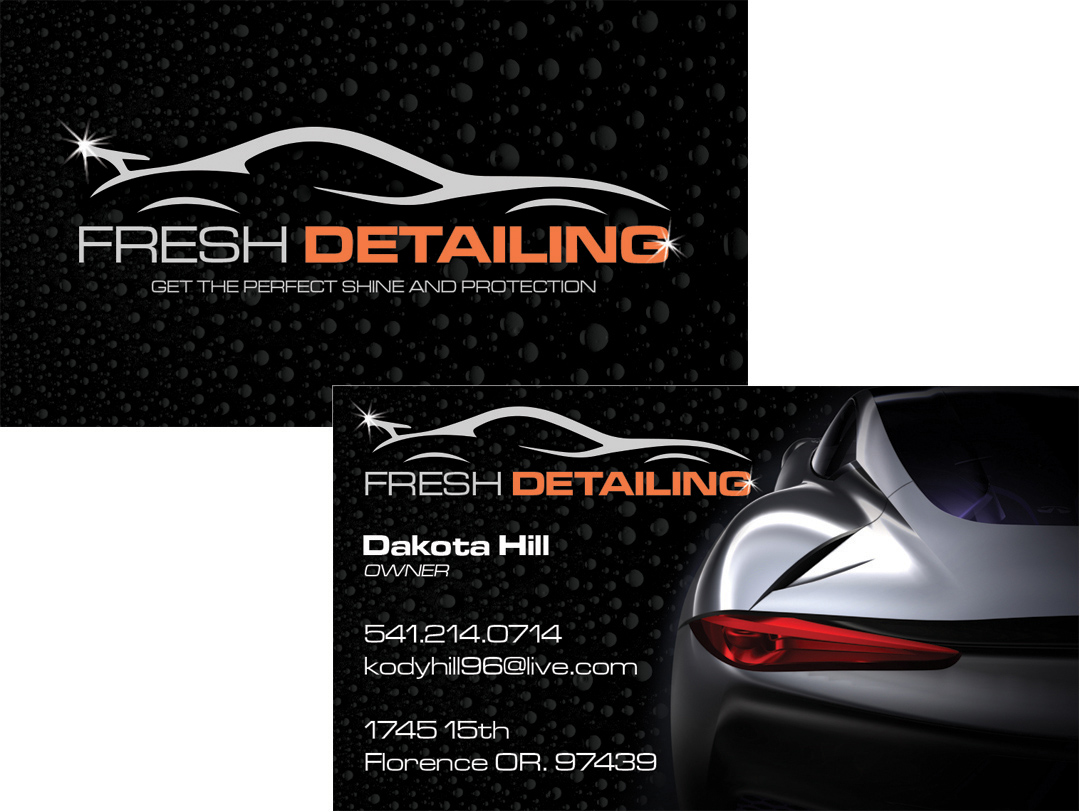 mobile car detailing business cards 1