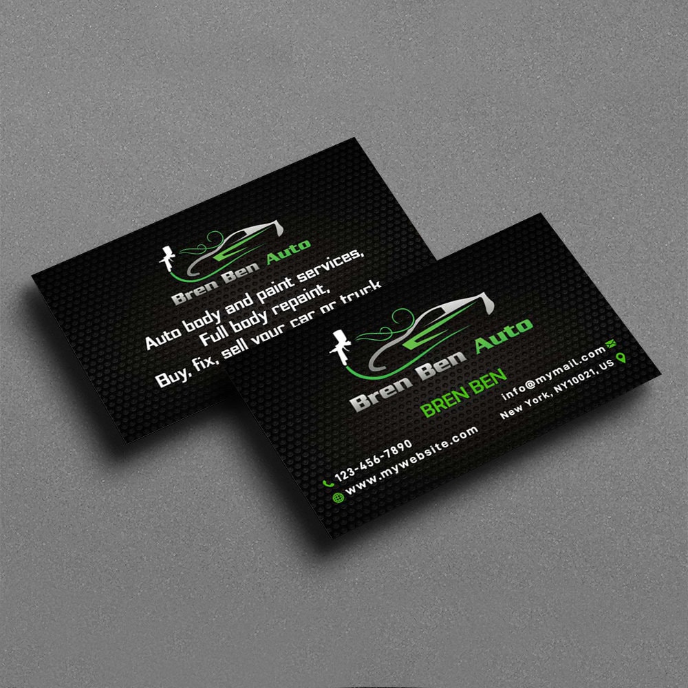 mobile detailing business cards 4