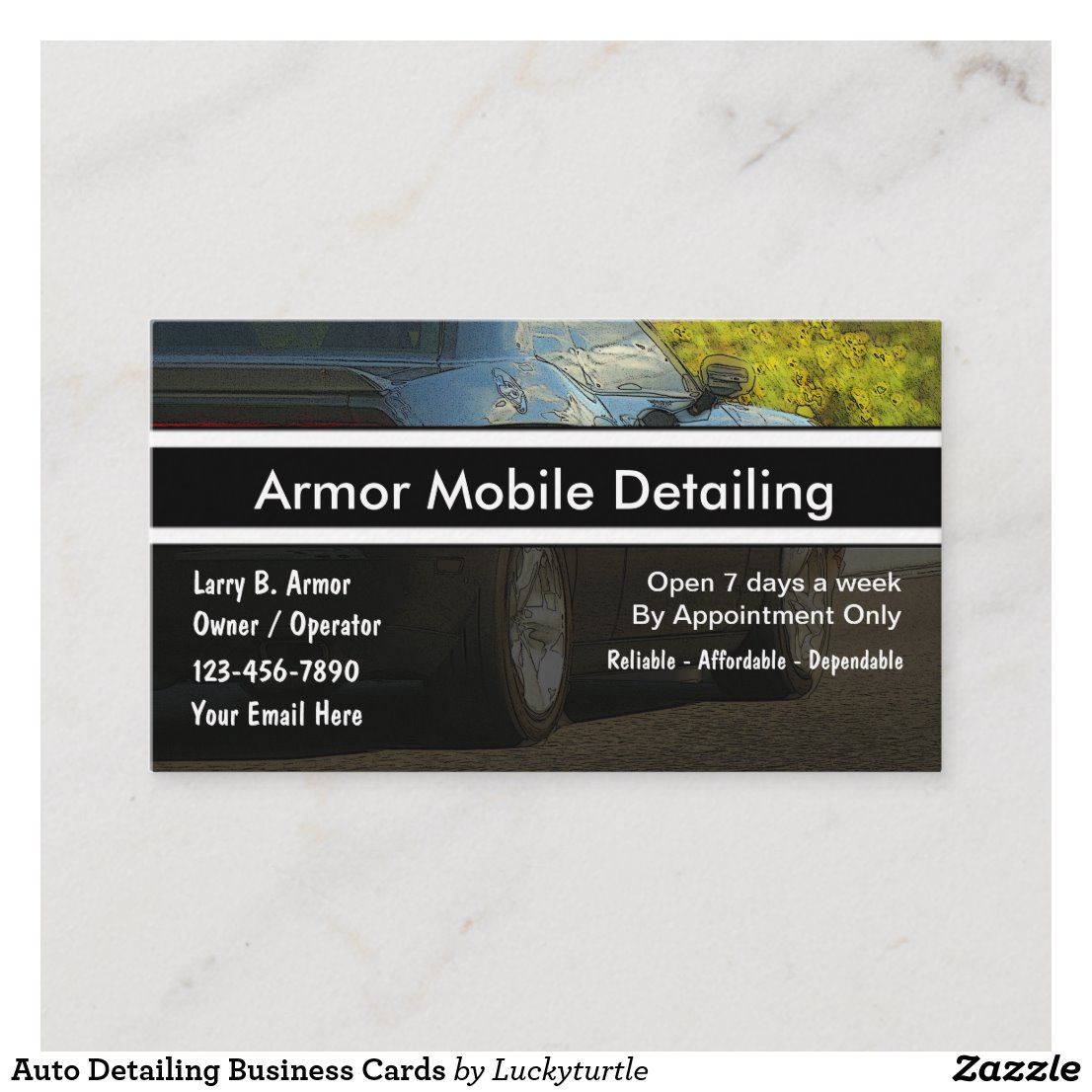mobile detailing business cards 5