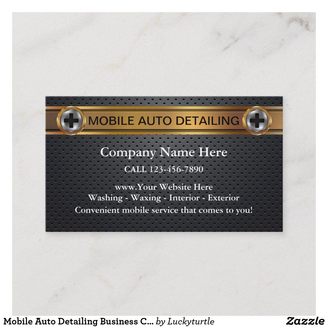 mobile detailing business cards ideas 2