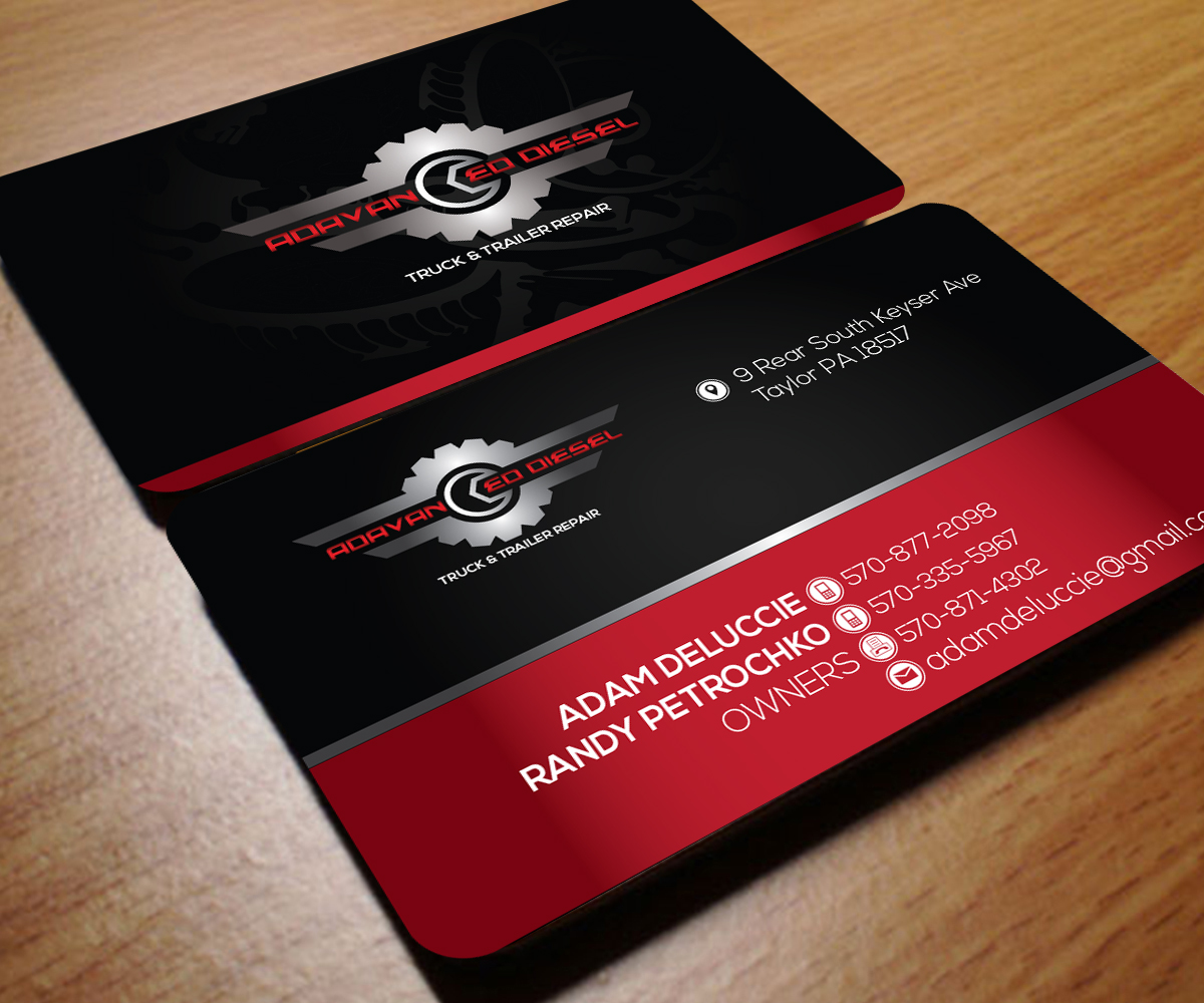 mobile mechanic business cards 4