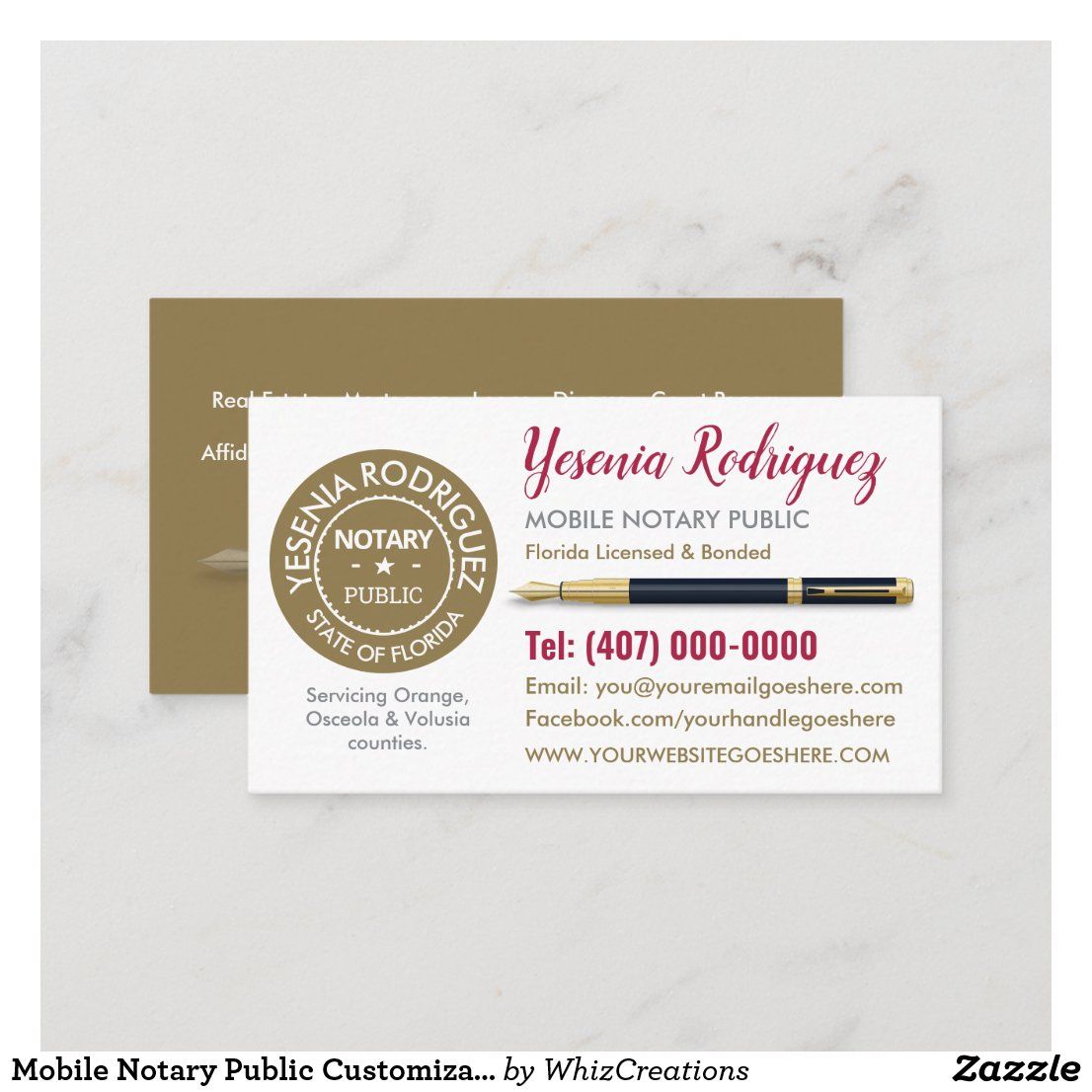 mobile notary business cards 3