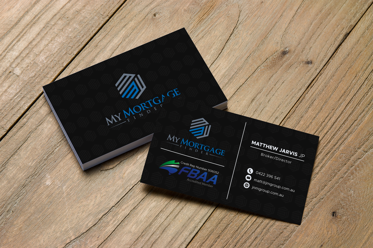 mortgage broker business cards 2