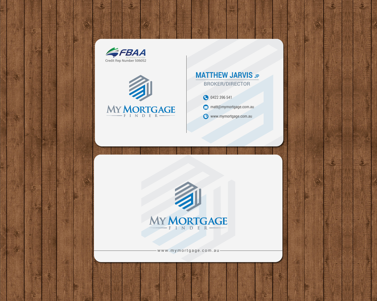 mortgage business cards 2