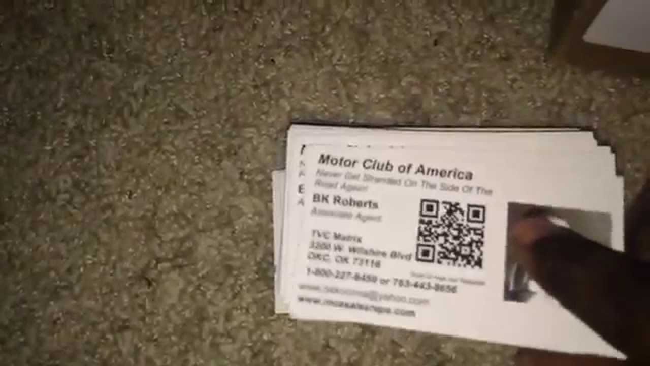 motor club of america business cards 3