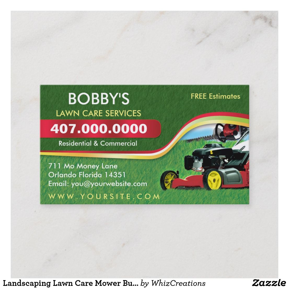 mowing business cards 1
