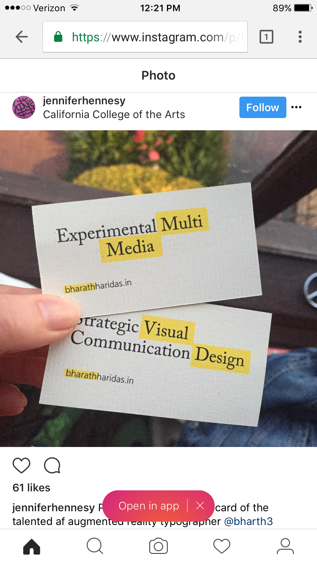 multimedia business cards 1