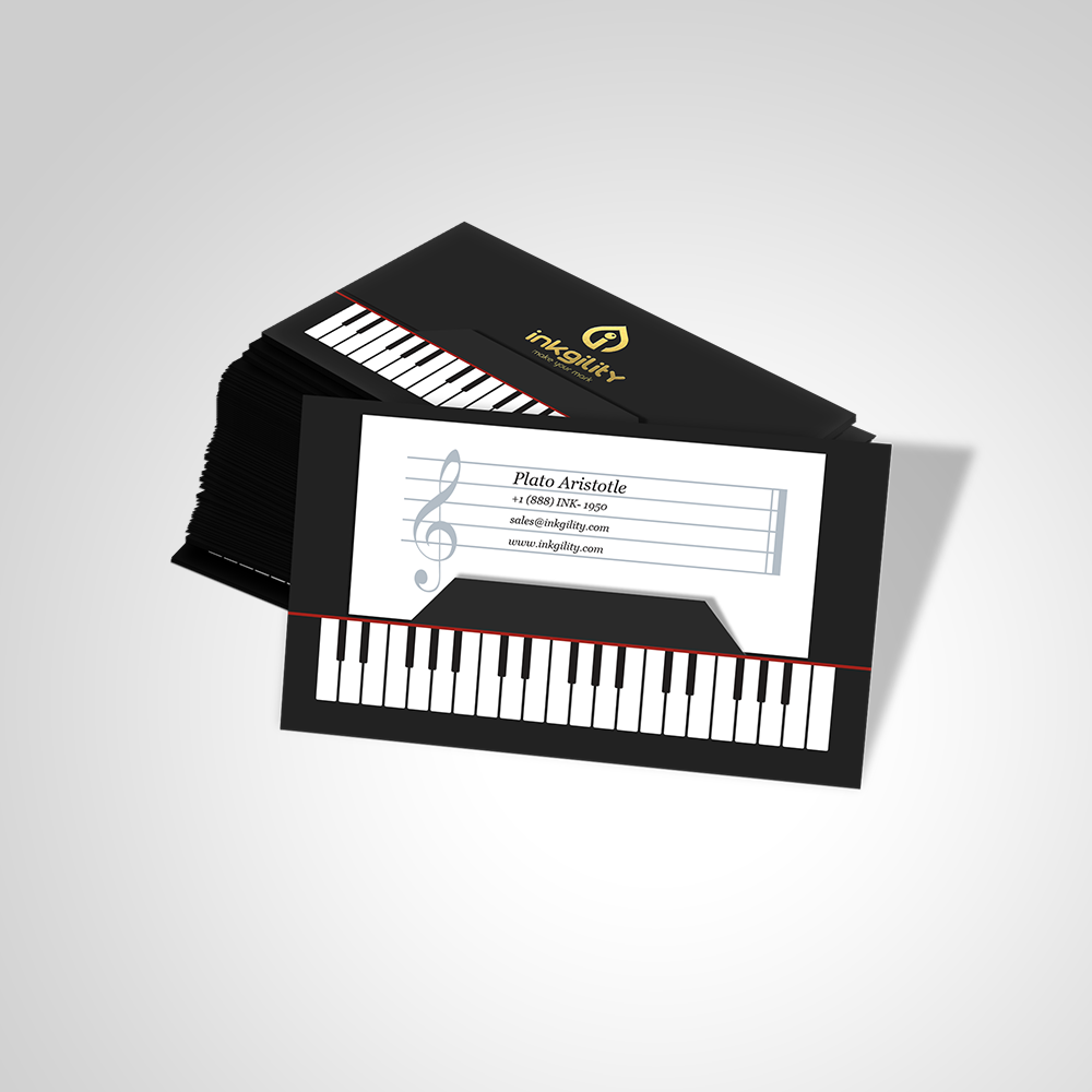 music lessons business cards 5