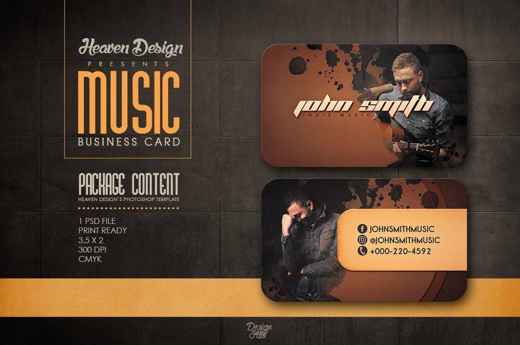 music lessons business cards 6