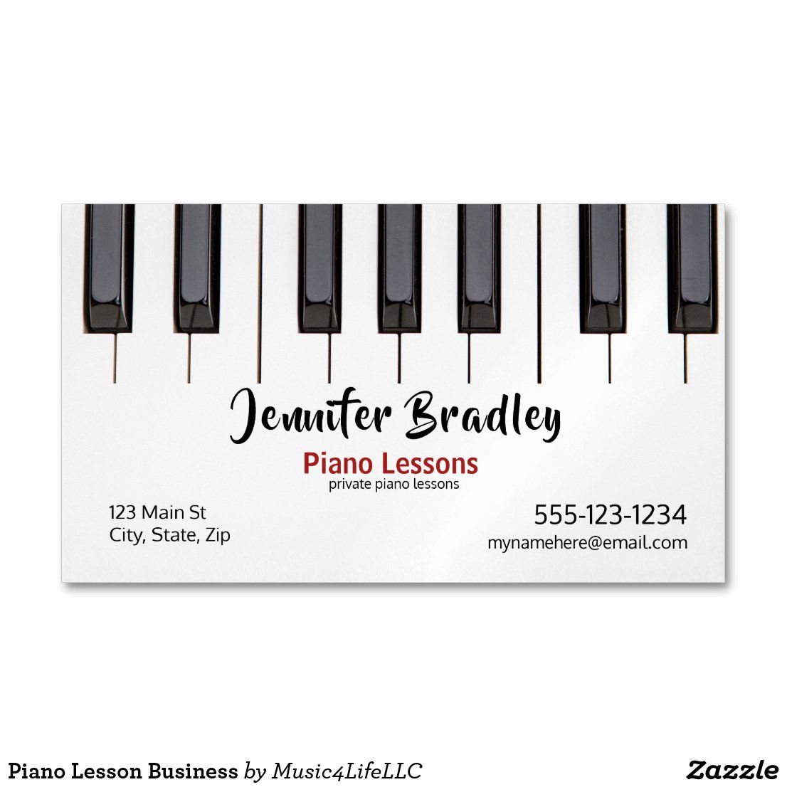 music lessons business cards 7