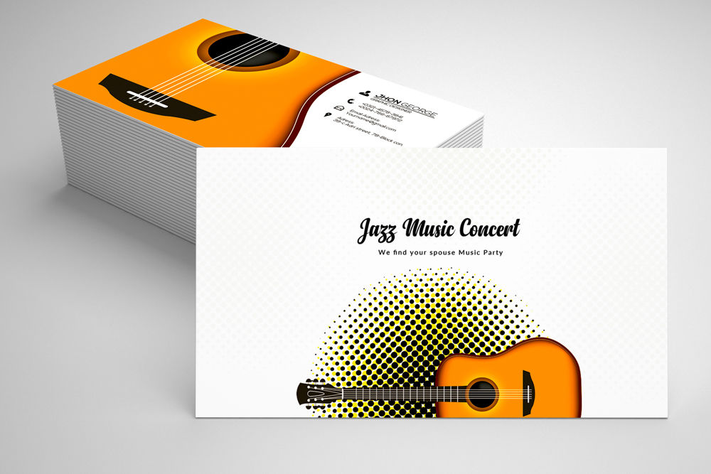 musical business cards 1