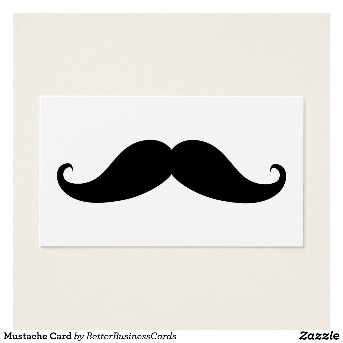 mustache business cards 2