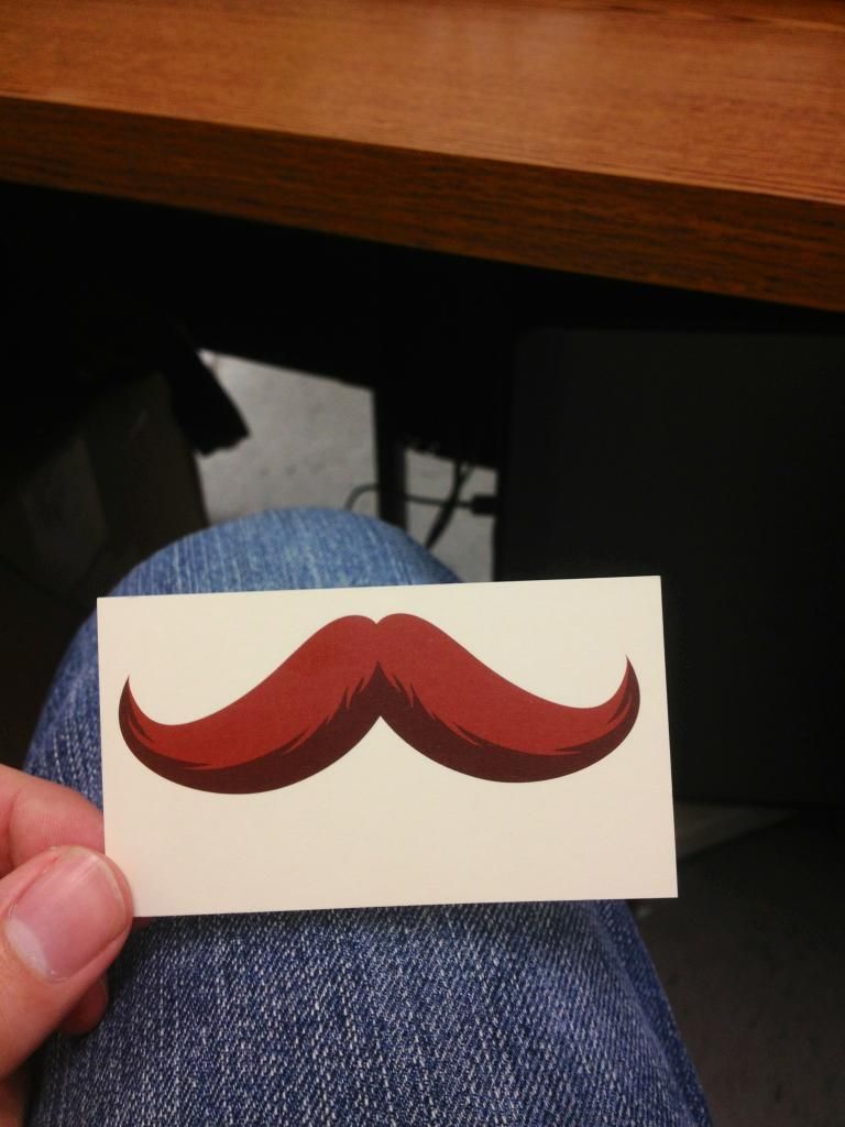 mustache business cards 6
