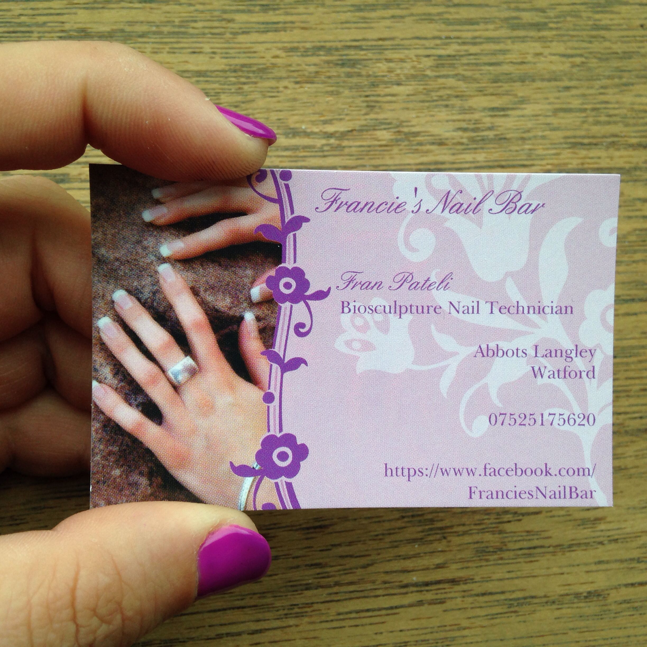 nail tech business cards ideas 8