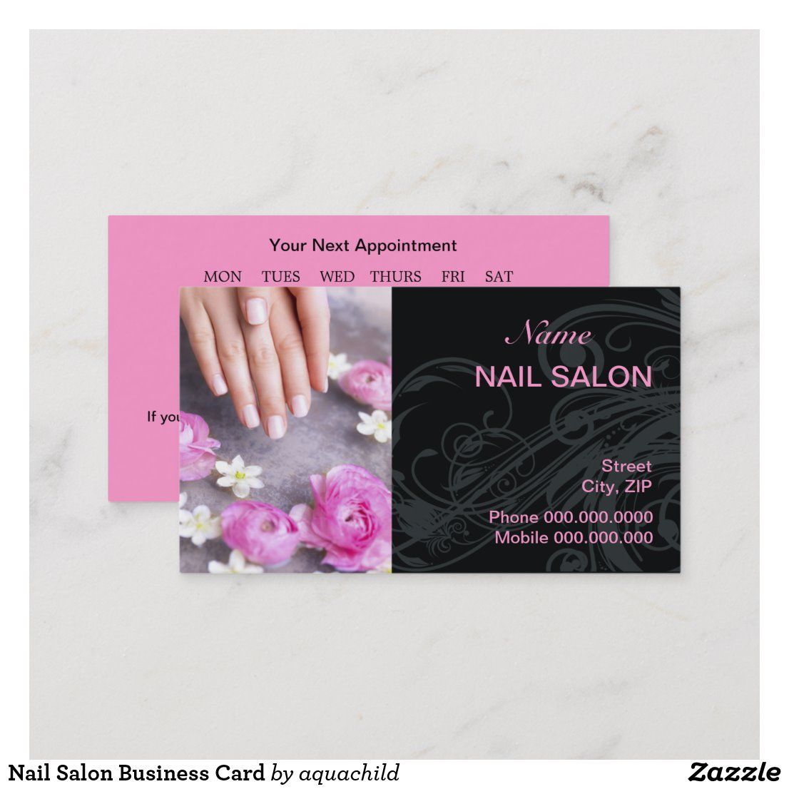 nails business cards design 4