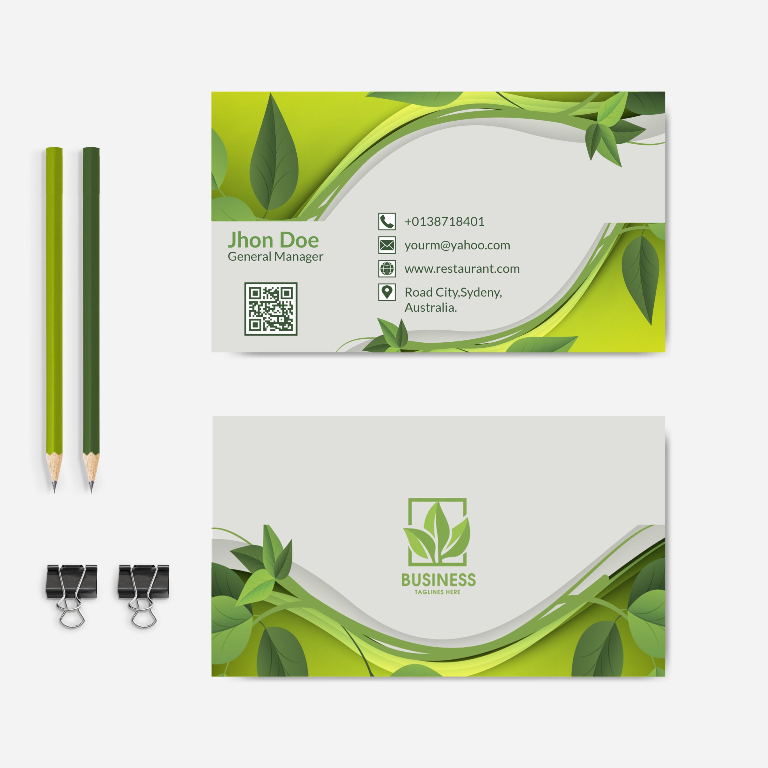 nature business cards 3