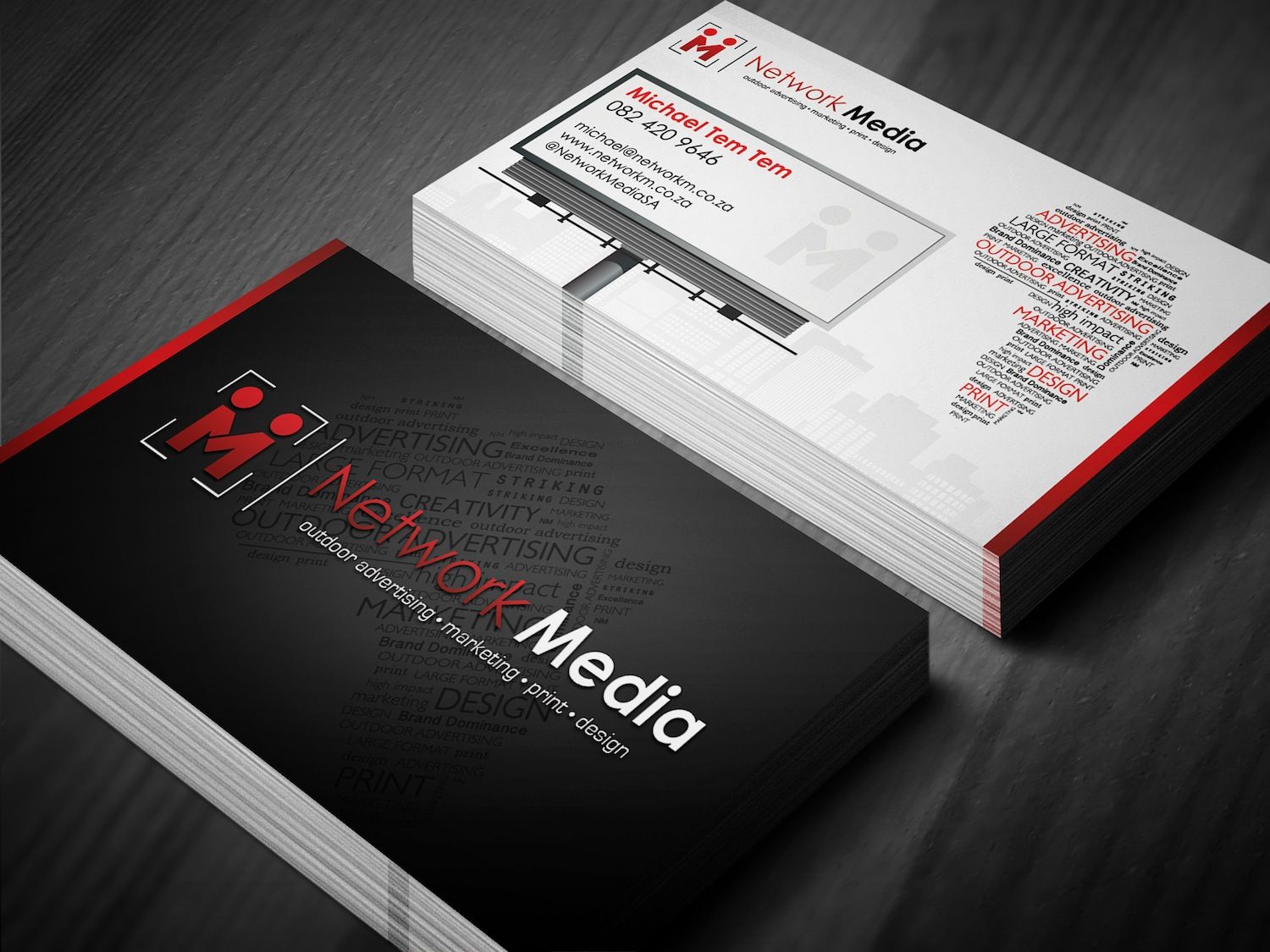 networking business cards samples 3