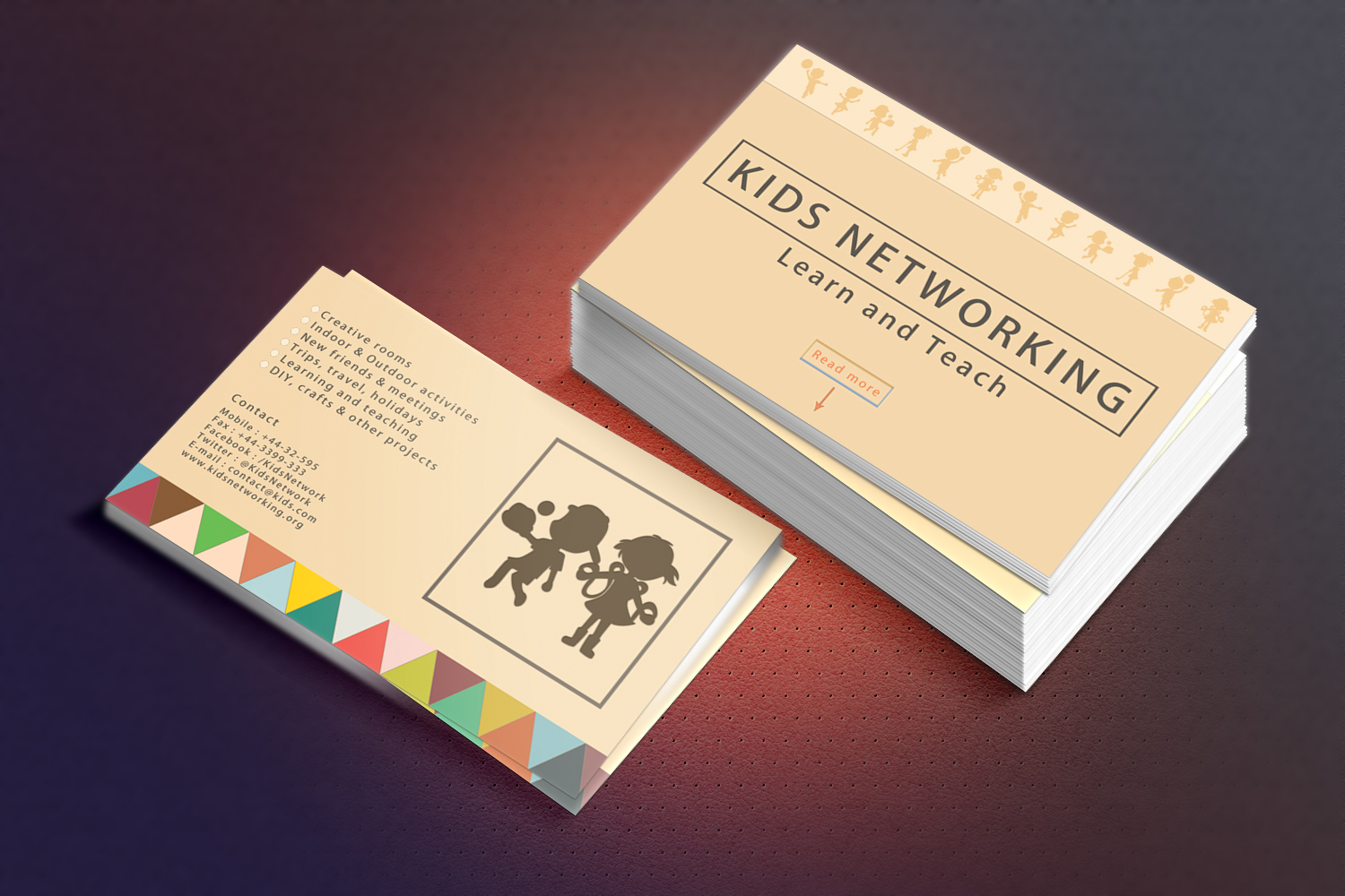 networking business cards samples 5