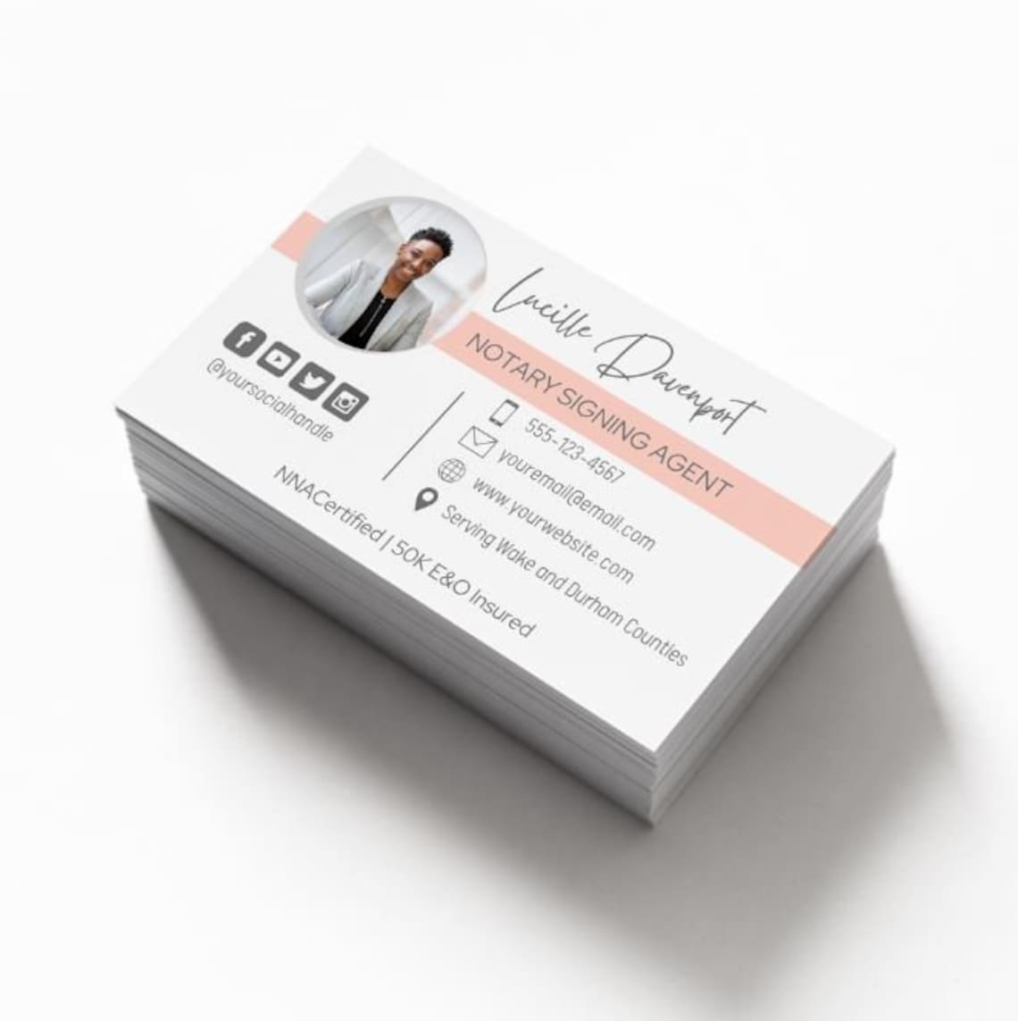 Notary Business Cards Templates: A Perfect Way to Make a Professional ...