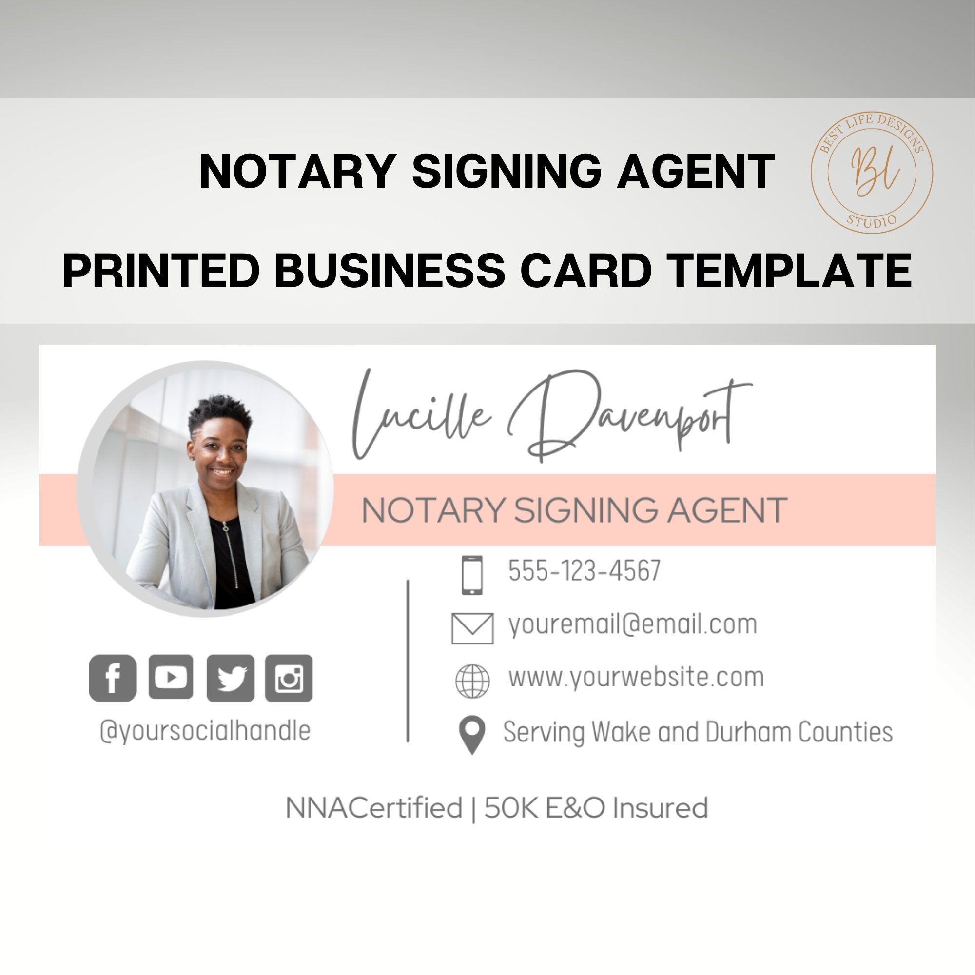notary public business cards samples 3