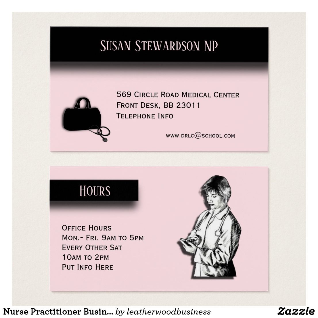 nurse practitioner business cards 1