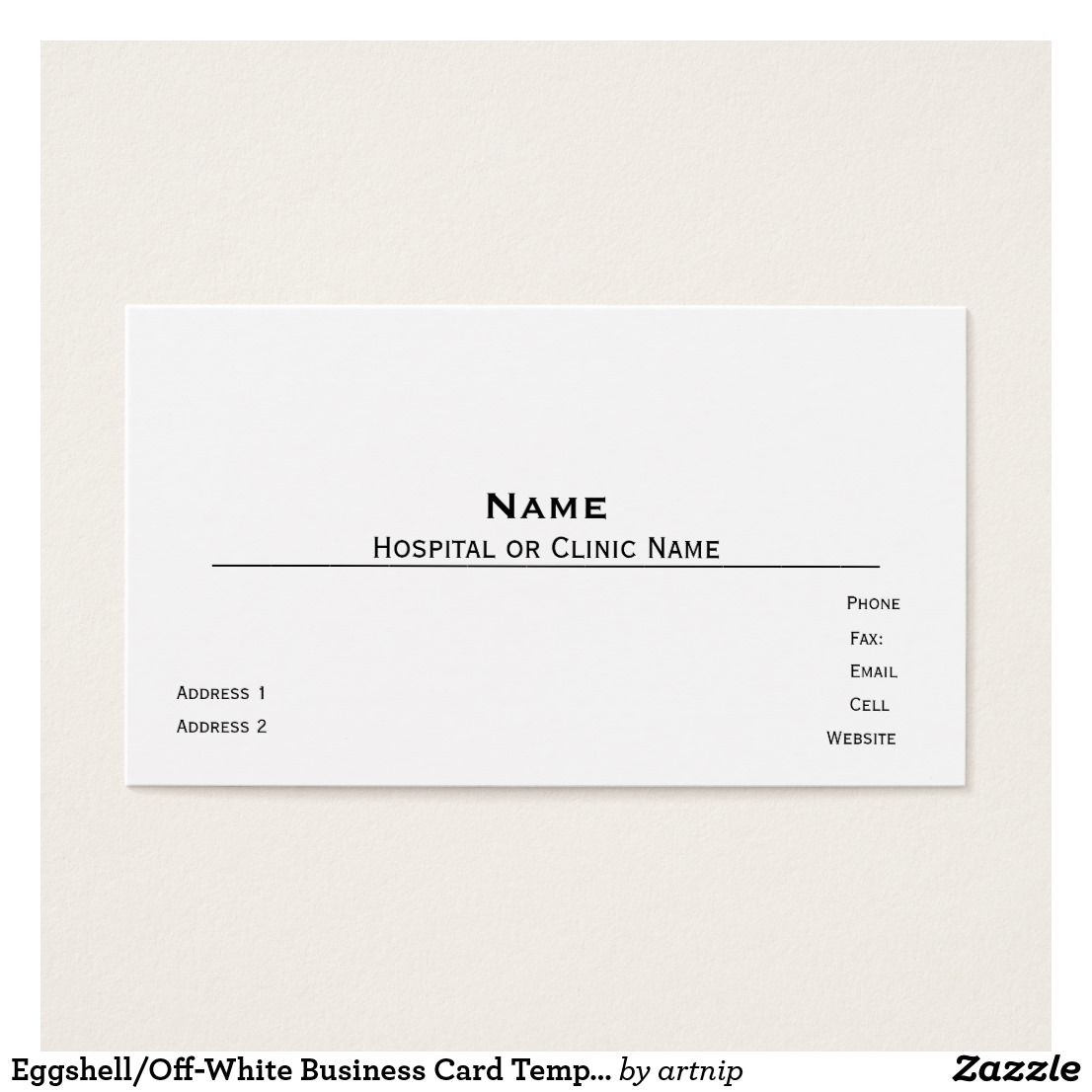 off white business cards 2