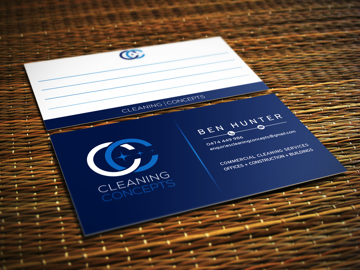 office cleaning business cards 2