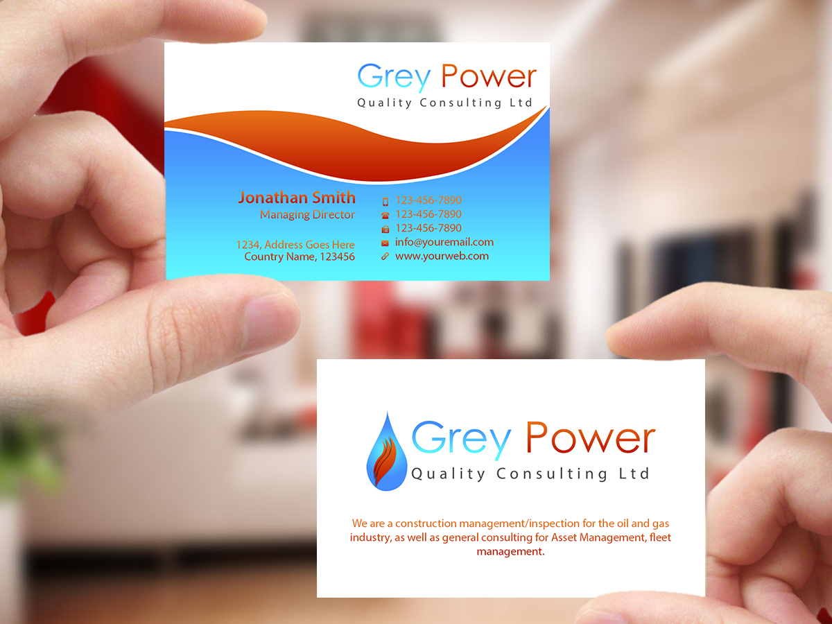 oil and gas business cards 4