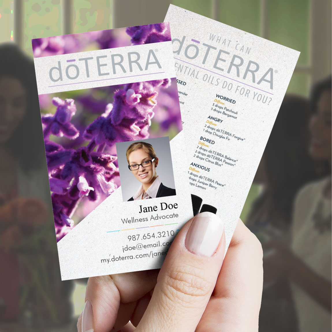 order doterra business cards 2