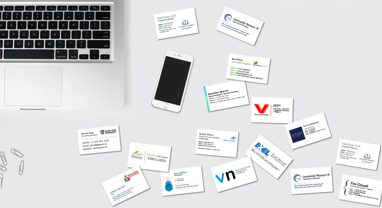 organize business cards 5