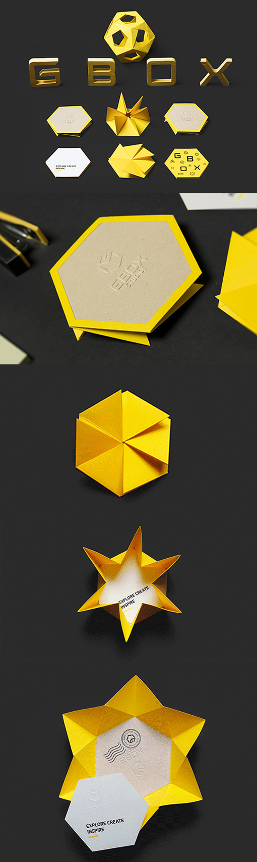 origami business cards 1