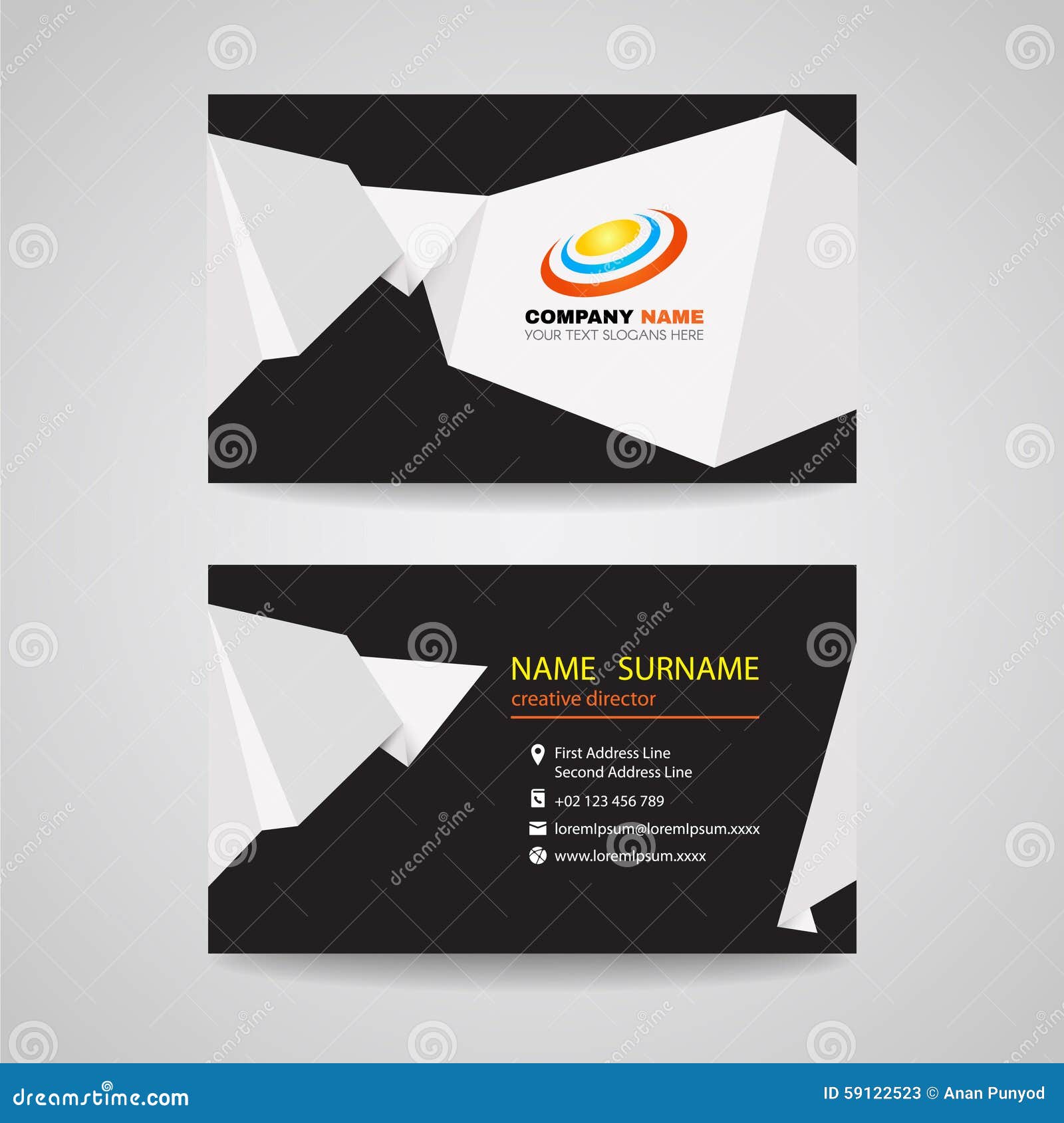 origami business cards 3