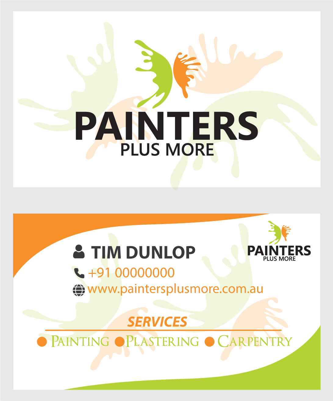 painters business cards 1